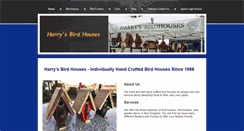 Desktop Screenshot of harrysbirdhouses.com